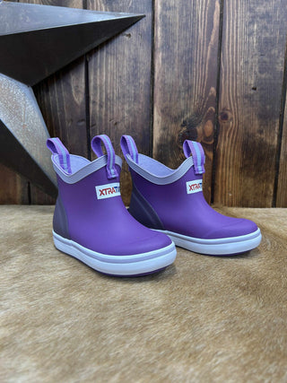 Kid's Xtratuf Ankle Deck Boots-Kid's Rain Boots-XTRATUF-Lucky J Boots & More, Women's, Men's, & Kids Western Store Located in Carthage, MO