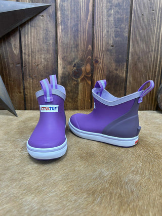 Kid's Xtratuf Ankle Deck Boots-Kid's Rain Boots-XTRATUF-Lucky J Boots & More, Women's, Men's, & Kids Western Store Located in Carthage, MO