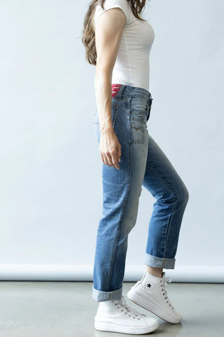 Kimes Mid Wash Brooks Jeans-Women's Denim-Kimes Ranch-Lucky J Boots & More, Women's, Men's, & Kids Western Store Located in Carthage, MO