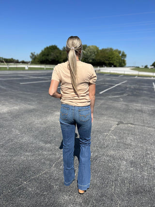 Kimes Ranch Jennifer Mid Wash High Rise Jeans-Women's Denim-Kimes Ranch-Lucky J Boots & More, Women's, Men's, & Kids Western Store Located in Carthage, MO