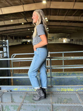 Lane Boots Distressed Black Lexington Bootie-Women's Booties-Lane Boots-Lucky J Boots & More, Women's, Men's, & Kids Western Store Located in Carthage, MO