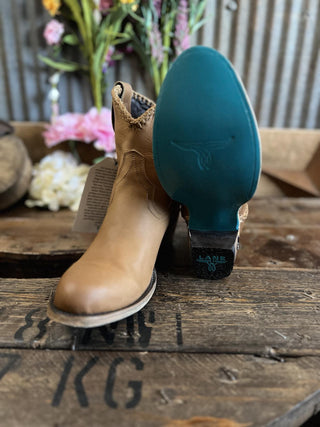 Lane Boots Plain Jane Saddle Bootie *FINAL SALE*-Women's Booties-Lane Boots-Lucky J Boots & More, Women's, Men's, & Kids Western Store Located in Carthage, MO