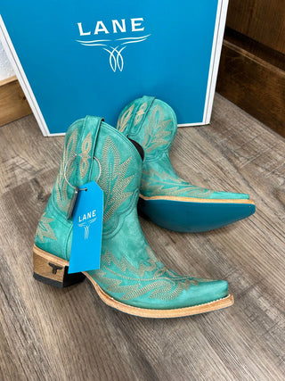 Lane Boots Taos Turquoise Lexington Bootie-Women's Booties-Lane Boots-Lucky J Boots & More, Women's, Men's, & Kids Western Store Located in Carthage, MO