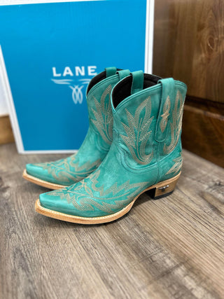 Lane Boots Taos Turquoise Lexington Bootie-Women's Booties-Lane Boots-Lucky J Boots & More, Women's, Men's, & Kids Western Store Located in Carthage, MO