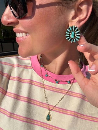 Layla Earrings - Lucky J Boots & More