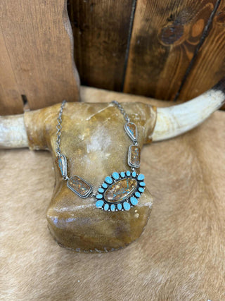 Lexington Necklace Set-Necklaces-LJ Turquoise-Lucky J Boots & More, Women's, Men's, & Kids Western Store Located in Carthage, MO