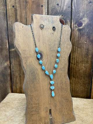 Lily Necklace Set-Necklaces-LJ Turquoise-Lucky J Boots & More, Women's, Men's, & Kids Western Store Located in Carthage, MO