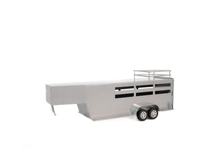 Little Buster Gooseneck Horse Stock Combo Trailer-Toys-Little Buster Toys-Lucky J Boots & More, Women's, Men's, & Kids Western Store Located in Carthage, MO