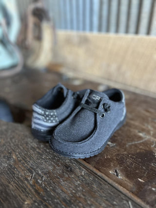 Little Kids Roper Hang Loose Shoe in Black *FINAL SALE*-Kids Casual Shoes-Roper-Lucky J Boots & More, Women's, Men's, & Kids Western Store Located in Carthage, MO