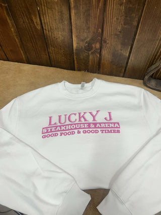 LJ Bella Heavyweight Crew Neck-Sweatshirts-The Dugout-Lucky J Boots & More, Women's, Men's, & Kids Western Store Located in Carthage, MO