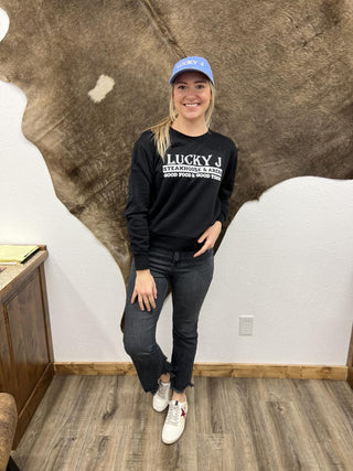 LJ Next Level Classic Fit Sweatshirt-Sweatshirts-The Dugout-Lucky J Boots & More, Women's, Men's, & Kids Western Store Located in Carthage, MO
