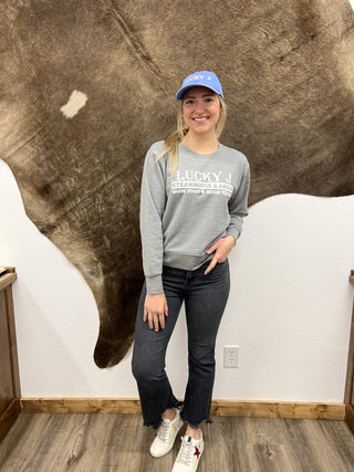 LJ Next Level Classic Fit Sweatshirt-Sweatshirts-The Dugout-Lucky J Boots & More, Women's, Men's, & Kids Western Store Located in Carthage, MO
