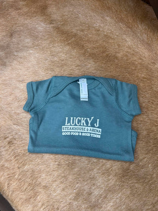LJ Onesies-Baby Onesies-The Dugout-Lucky J Boots & More, Women's, Men's, & Kids Western Store Located in Carthage, MO
