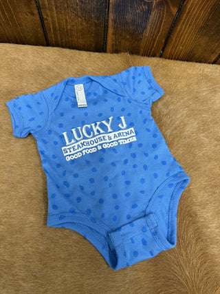 LJ Onesies-Baby Onesies-The Dugout-Lucky J Boots & More, Women's, Men's, & Kids Western Store Located in Carthage, MO