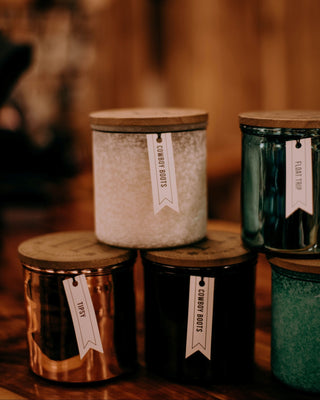 LJ River Rock Candles-Candles-LJ Candles-Lucky J Boots & More, Women's, Men's, & Kids Western Store Located in Carthage, MO