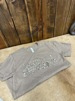 LJ Specialty T-Shirts-Short Sleeves-Embassy-Lucky J Boots & More, Women's, Men's, & Kids Western Store Located in Carthage, MO