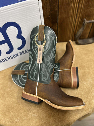 Men's Anderson Bean Natural Brahma Bison Boot-Men's Boots-Anderson Bean-Lucky J Boots & More, Women's, Men's, & Kids Western Store Located in Carthage, MO
