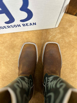 Men's Anderson Bean Natural Brahma Bison Boot-Men's Boots-Anderson Bean-Lucky J Boots & More, Women's, Men's, & Kids Western Store Located in Carthage, MO