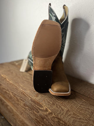 Men's Anderson Bean Natural Brahma Bison Boot-Men's Boots-Anderson Bean-Lucky J Boots & More, Women's, Men's, & Kids Western Store Located in Carthage, MO
