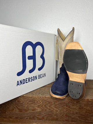 Men's Anderson Bean Navy Carpincho Boot-Men's Boots-Anderson Bean-Lucky J Boots & More, Women's, Men's, & Kids Western Store Located in Carthage, MO