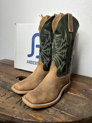 Men's Anderson Bean Sand Angry Elk Boot-Men's Boots-Anderson Bean-Lucky J Boots & More, Women's, Men's, & Kids Western Store Located in Carthage, MO