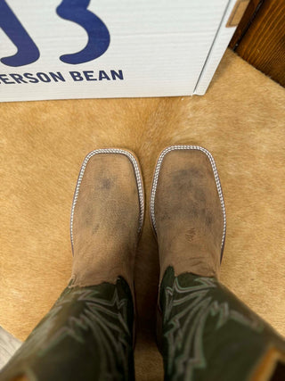 Men's Anderson Bean Sand Angry Elk Boot-Men's Boots-Anderson Bean-Lucky J Boots & More, Women's, Men's, & Kids Western Store Located in Carthage, MO