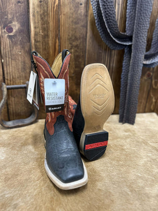 Men's Ariat Preston Black Elephant Boot-Men's Boots-Ariat-Lucky J Boots & More, Women's, Men's, & Kids Western Store Located in Carthage, MO