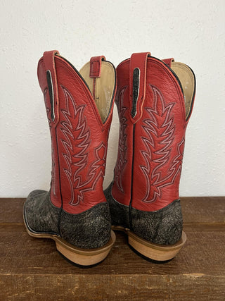 Men's Fenoglio Grey Cape Buffalo Boot-Men's Boots-Fenoglio Boots-Lucky J Boots & More, Women's, Men's, & Kids Western Store Located in Carthage, MO