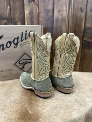 Men's Fenoglio Olive Roughout Boot-Men's Boots-Fenoglio Boots-Lucky J Boots & More, Women's, Men's, & Kids Western Store Located in Carthage, MO