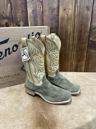 Men's Fenoglio Olive Roughout Boot-Men's Boots-Fenoglio Boots-Lucky J Boots & More, Women's, Men's, & Kids Western Store Located in Carthage, MO