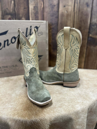 Men's Fenoglio Olive Roughout Boot-Men's Boots-Fenoglio Boots-Lucky J Boots & More, Women's, Men's, & Kids Western Store Located in Carthage, MO