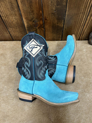 Men's Fenoglio Turquoise Roughout Boot-Men's Boots-Fenoglio Boots-Lucky J Boots & More, Women's, Men's, & Kids Western Store Located in Carthage, MO