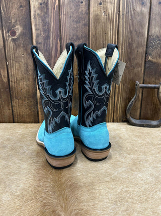 Men's Fenoglio Turquoise Roughout Boot-Men's Boots-Fenoglio Boots-Lucky J Boots & More, Women's, Men's, & Kids Western Store Located in Carthage, MO