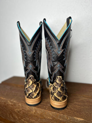 Men's Horse Power Beige Toas Big Bass Boot-Men's Boots-Horse Power-Lucky J Boots & More, Women's, Men's, & Kids Western Store Located in Carthage, MO