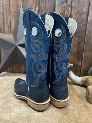 Men's Horse Power Black Rock Shrunken Bullhide Boot-Men's Boots-Horse Power-Lucky J Boots & More, Women's, Men's, & Kids Western Store Located in Carthage, MO