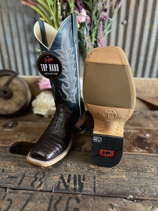 Men's Horse Power Brown Caimen Boot-Men's Boots-Horse Power-Lucky J Boots & More, Women's, Men's, & Kids Western Store Located in Carthage, MO