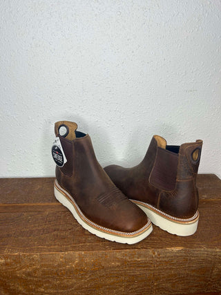 Men's Horse Power Distressed Bison Boot-Men's Boots-Horse Power-Lucky J Boots & More, Women's, Men's, & Kids Western Store Located in Carthage, MO