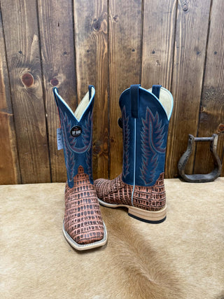 Men's Horse Power Peanut Caiman Tail Boots-Men's Boots-Horse Power-Lucky J Boots & More, Women's, Men's, & Kids Western Store Located in Carthage, MO