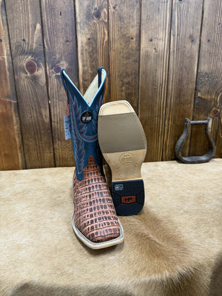 Men's Horse Power Peanut Caiman Tail Boots-Men's Boots-Horse Power-Lucky J Boots & More, Women's, Men's, & Kids Western Store Located in Carthage, MO