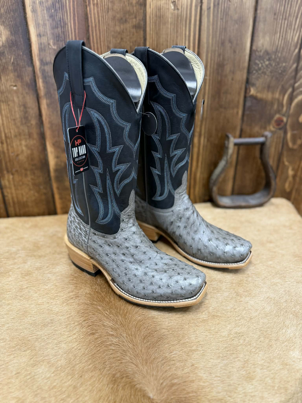 Men's Horse Power Serpentine Bruciato FQ Ostrich Boot – Lucky J Boots ...
