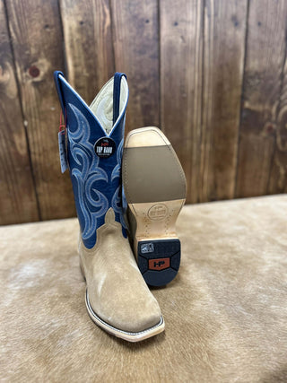 Men's Horse Power Tan Crazy Roughout Cutter Toe Boot-Men's Boots-Horse Power-Lucky J Boots & More, Women's, Men's, & Kids Western Store Located in Carthage, MO