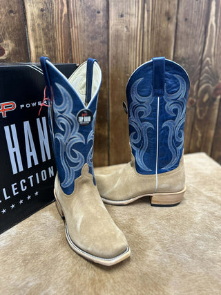 Men's Horse Power Tan Crazy Roughout Cutter Toe Boot-Men's Boots-Horse Power-Lucky J Boots & More, Women's, Men's, & Kids Western Store Located in Carthage, MO