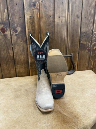 Men's Horse Power Tan Vintage Reversed Smooth Quill Boot-Men's Boots-Horse Power-Lucky J Boots & More, Women's, Men's, & Kids Western Store Located in Carthage, MO