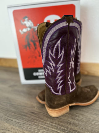 Men's Hyer Culver Brown Roughout Boot-Men's Boots-HYER Boots-Lucky J Boots & More, Women's, Men's, & Kids Western Store Located in Carthage, MO