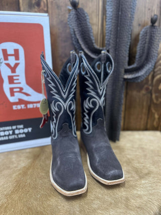 Men's Hyer McCune Charcoal Roughout Boot-Men's Boots-HYER Boots-Lucky J Boots & More, Women's, Men's, & Kids Western Store Located in Carthage, MO