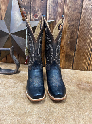 Men's Hyer Riley Black Shrunken Calf Boots-Men's Boots-HYER Boots-Lucky J Boots & More, Women's, Men's, & Kids Western Store Located in Carthage, MO