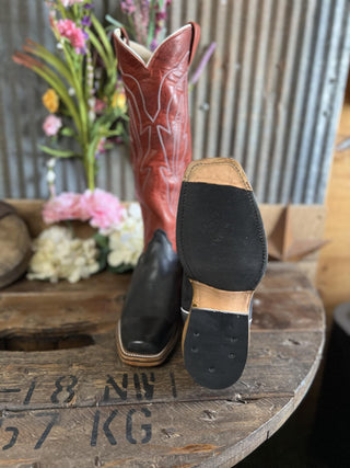 Men's Olathe Black Wyoming Tall Top Boots-Men's Boots-Olathe-Lucky J Boots & More, Women's, Men's, & Kids Western Store Located in Carthage, MO
