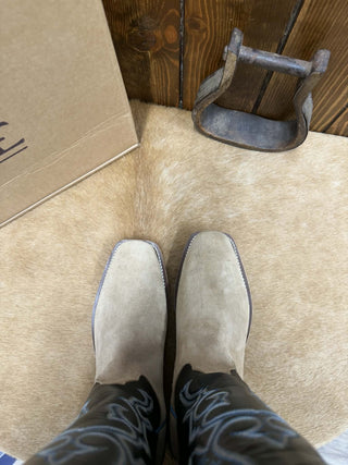 Men's Olathe Reversed Mesquite Beeswax Boot - Lucky J Boots & More