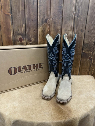 Men's Olathe Reversed Mesquite Beeswax Boot - Lucky J Boots & More