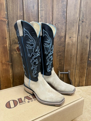 Men's Olathe Reversed Mesquite Beeswax Boot - Lucky J Boots & More